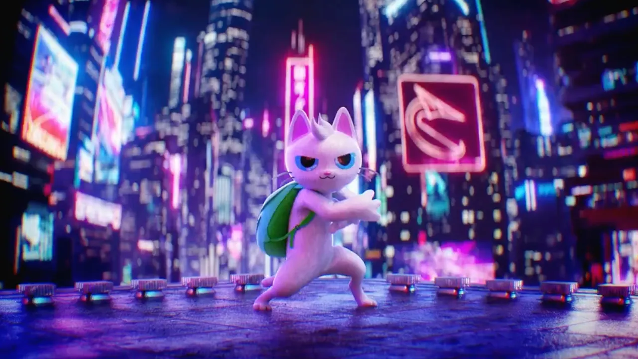 $MICHI Solana cat memecoin mascot