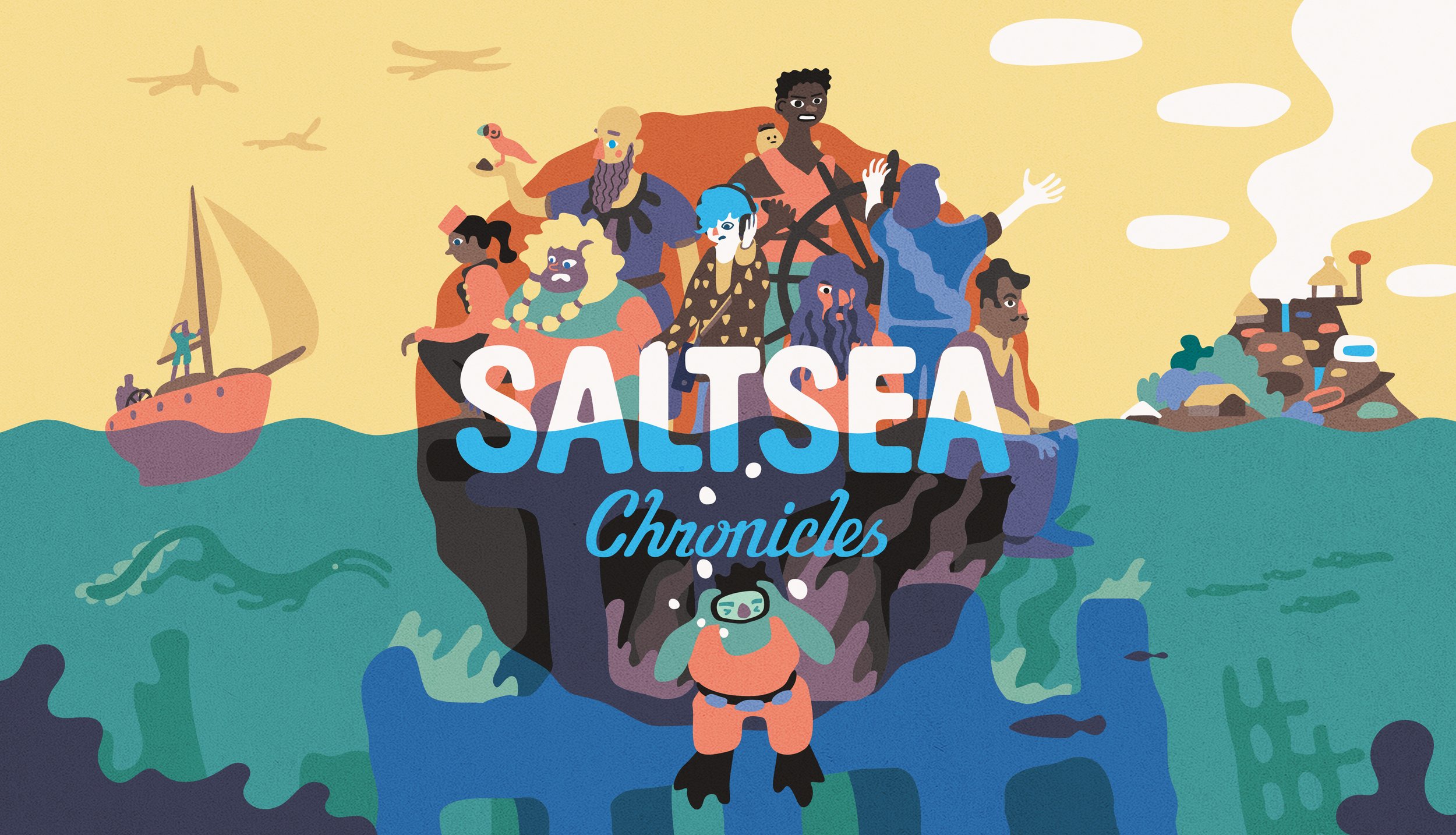 Saltsea Chronicles indie game art