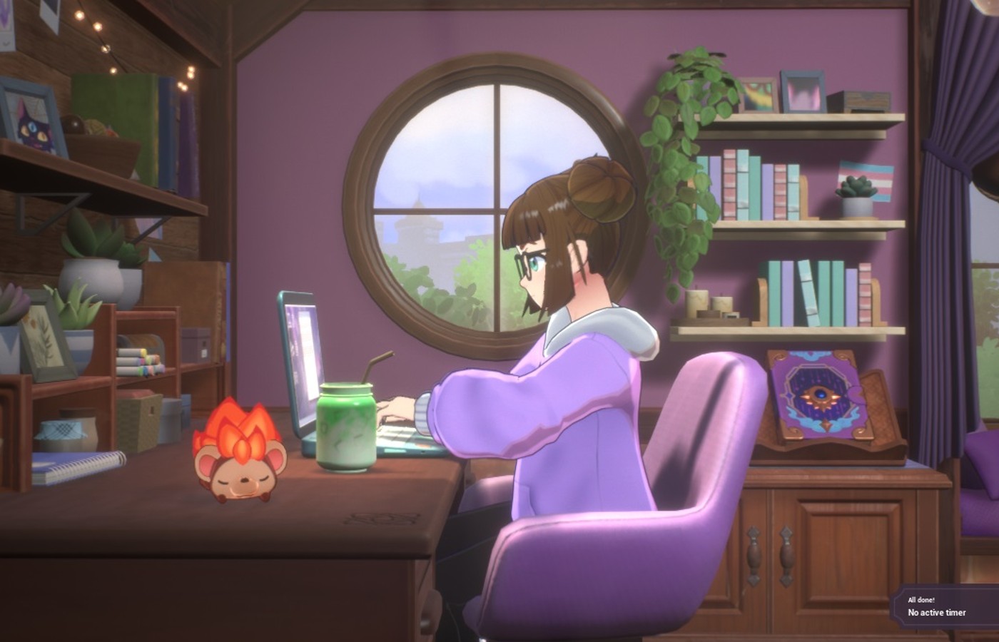 Spirit City Lofi Sessions cozy game screenshot