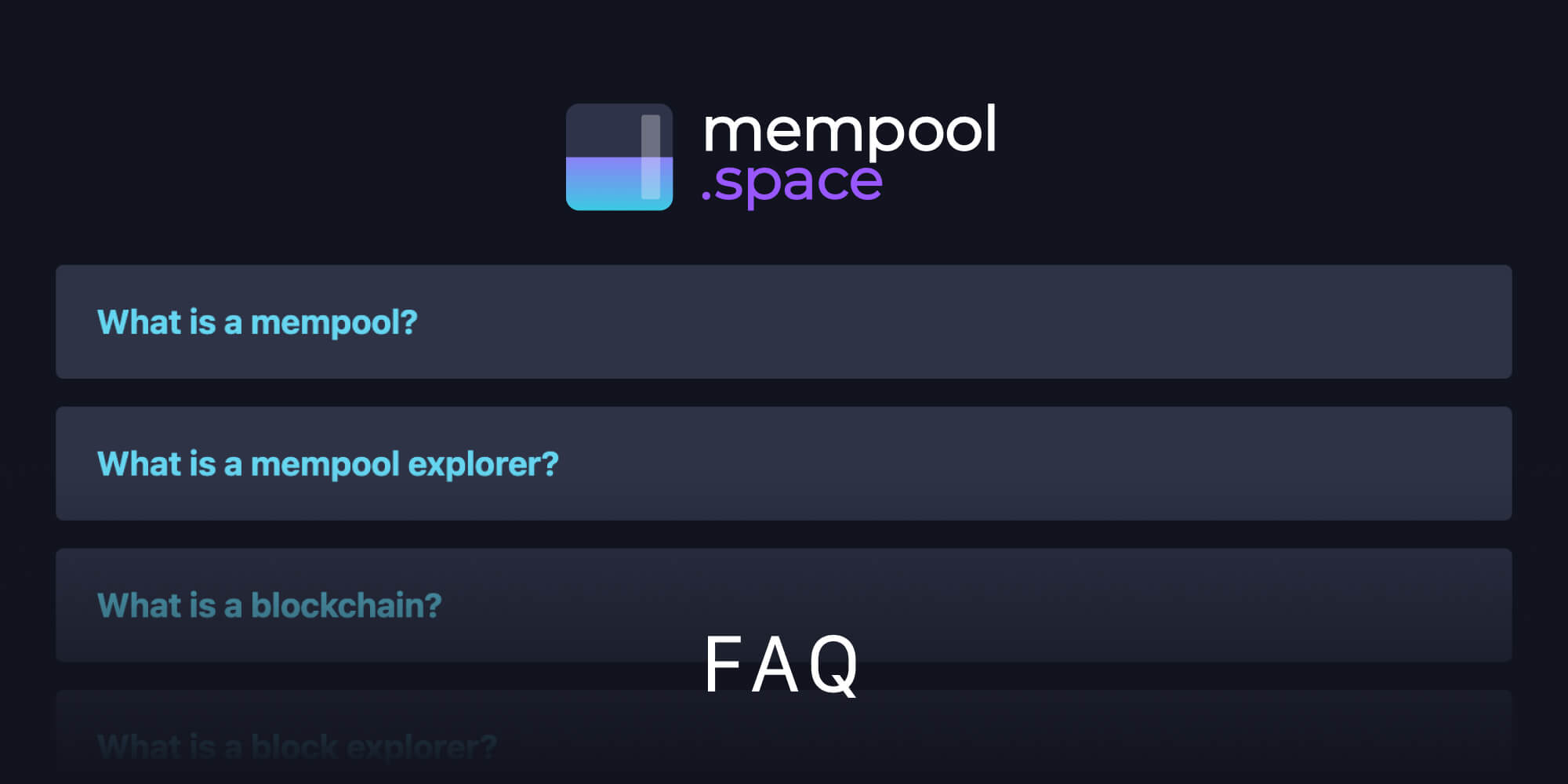 mempool transaction visibility blockchain