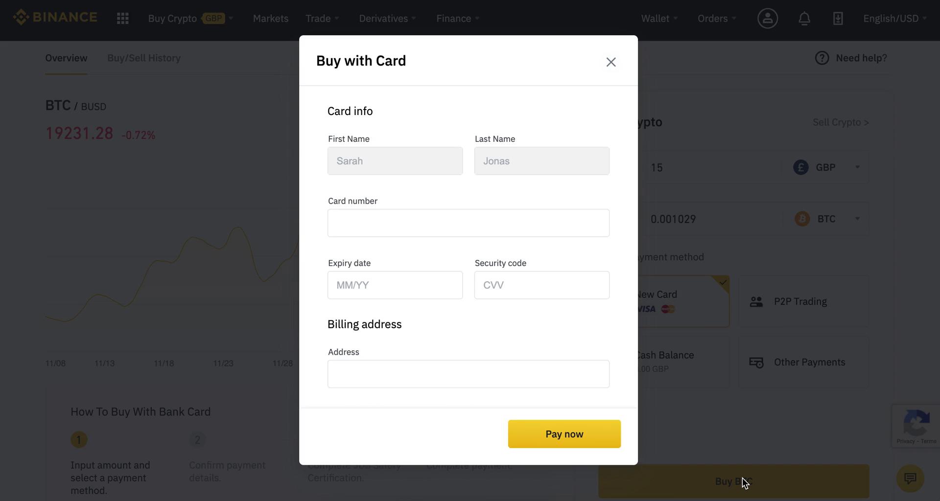 Binance listing announcement notification screenshot
