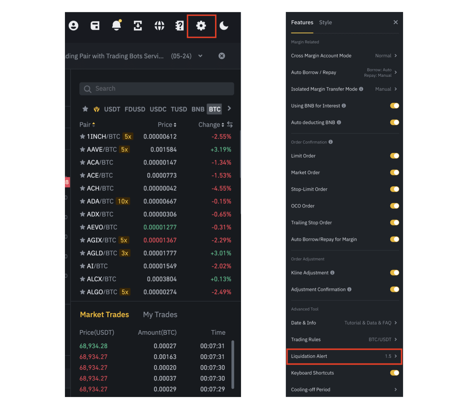 Binance portfolio tracker and crypto price alerts