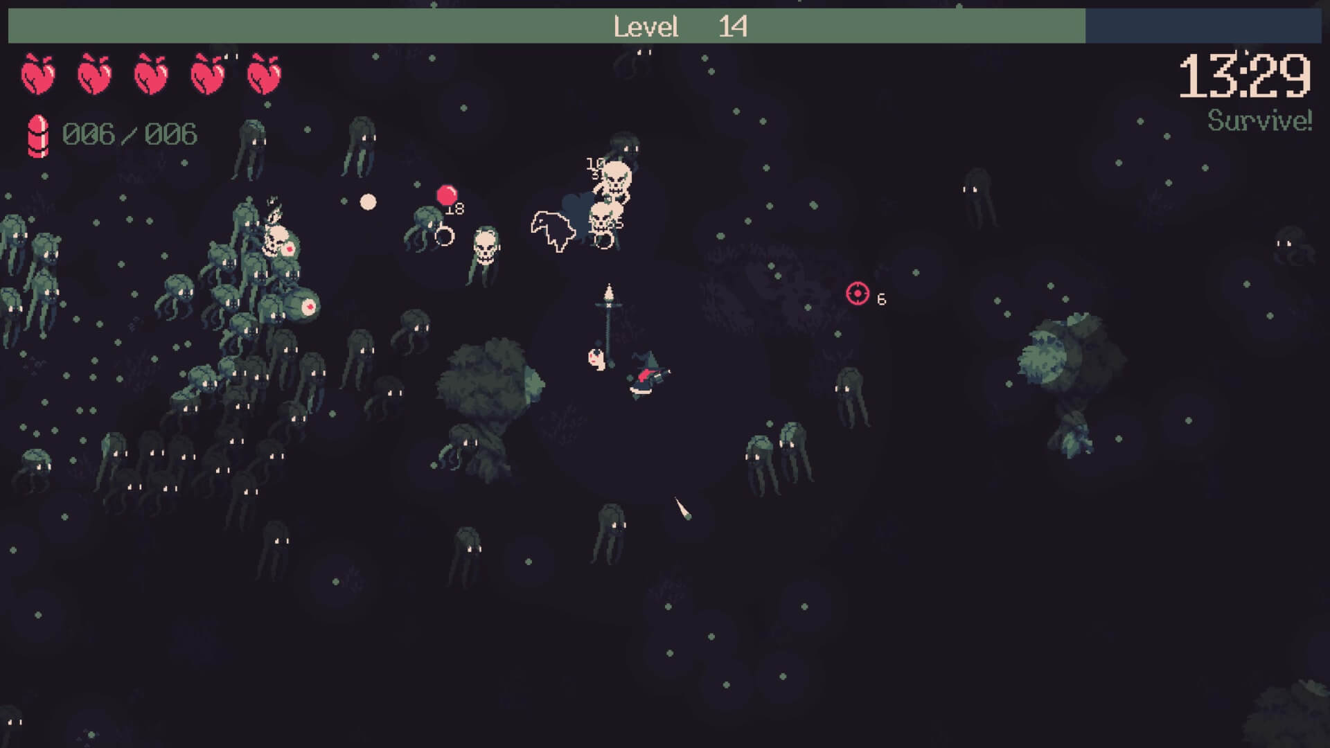 20 Minutes Till Dawn Ghost Mage build gameplay