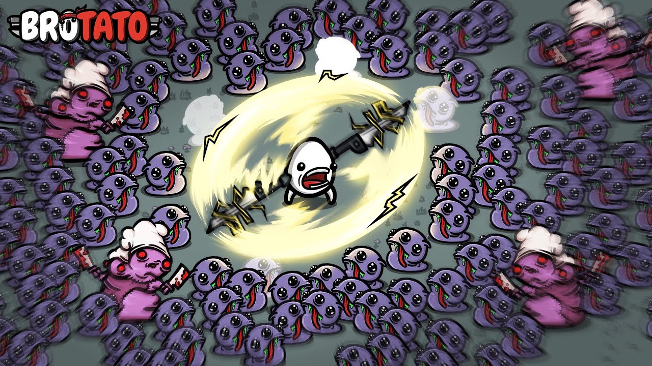 Brotato potato bullet hell