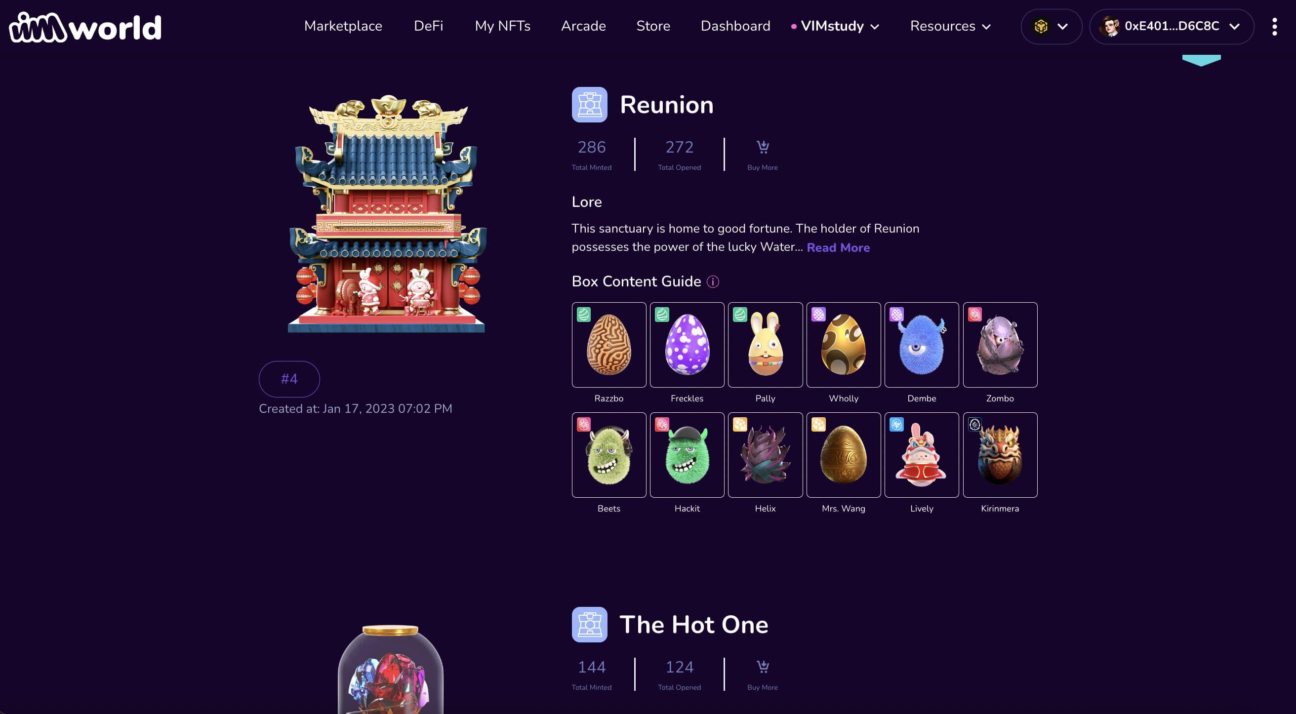 Companeons NFT staking rewards