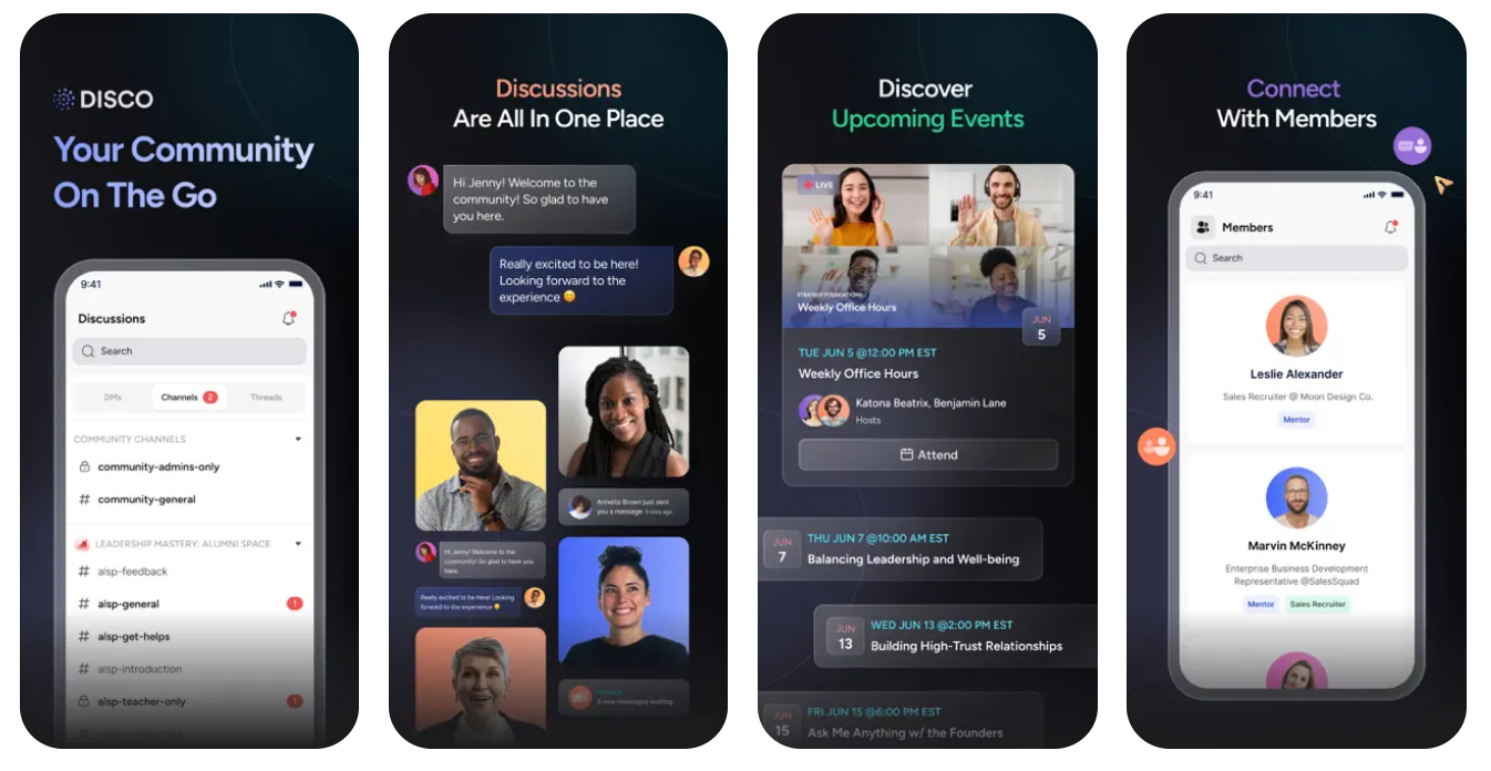 Base App community engagement interface