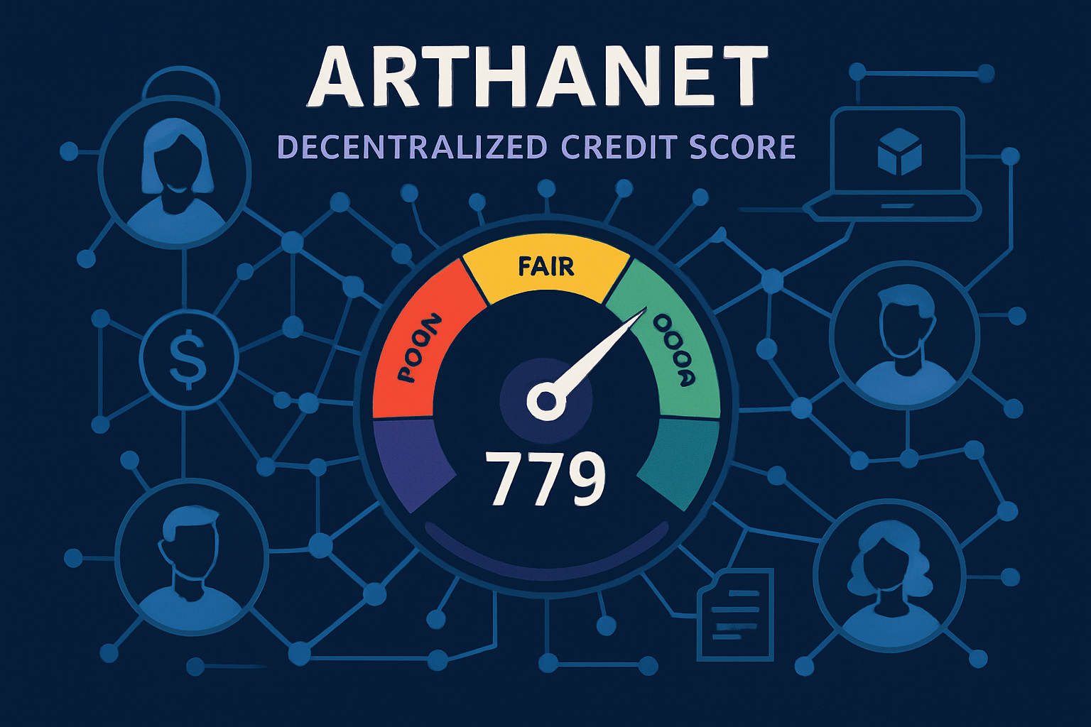 ArthaNet decentralized credit score visualization