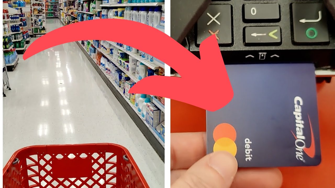 Payy Visa Card used at grocery store checkout