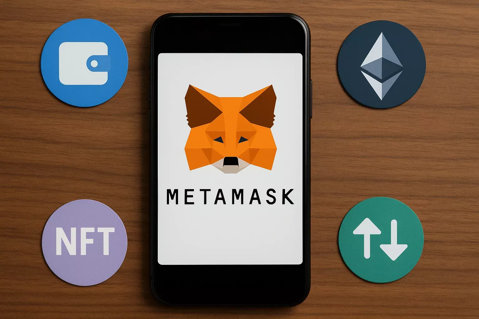 MetaMask Phantom wallet icons
