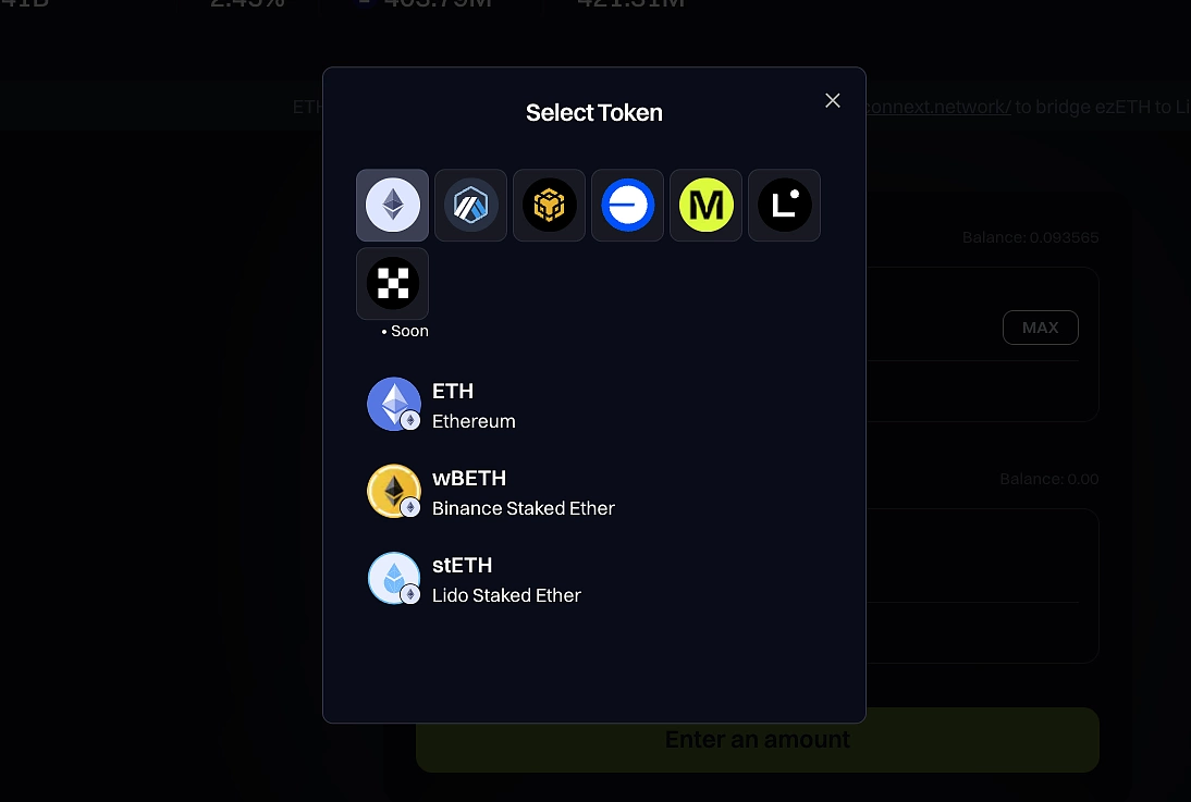 ezETH EigenLayer points accrual illustration