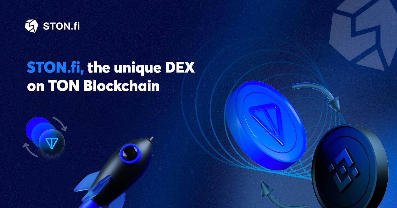 STON.fi DEX interface on TON blockchain