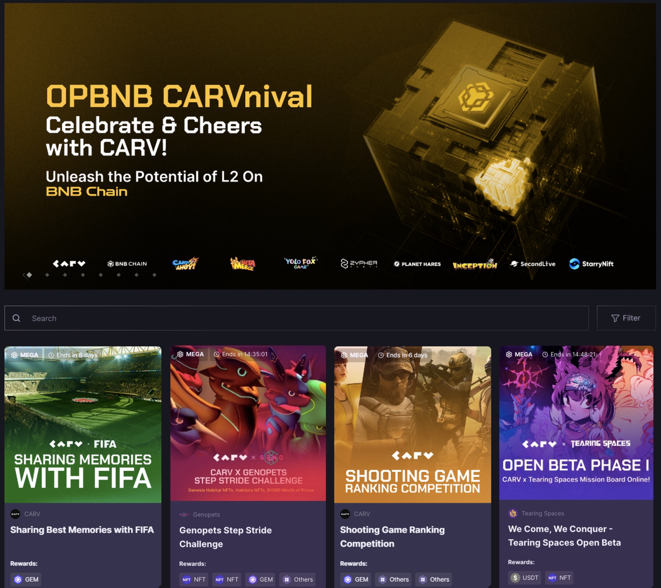 CARV Protocol dashboard Solana Game Pass NFT