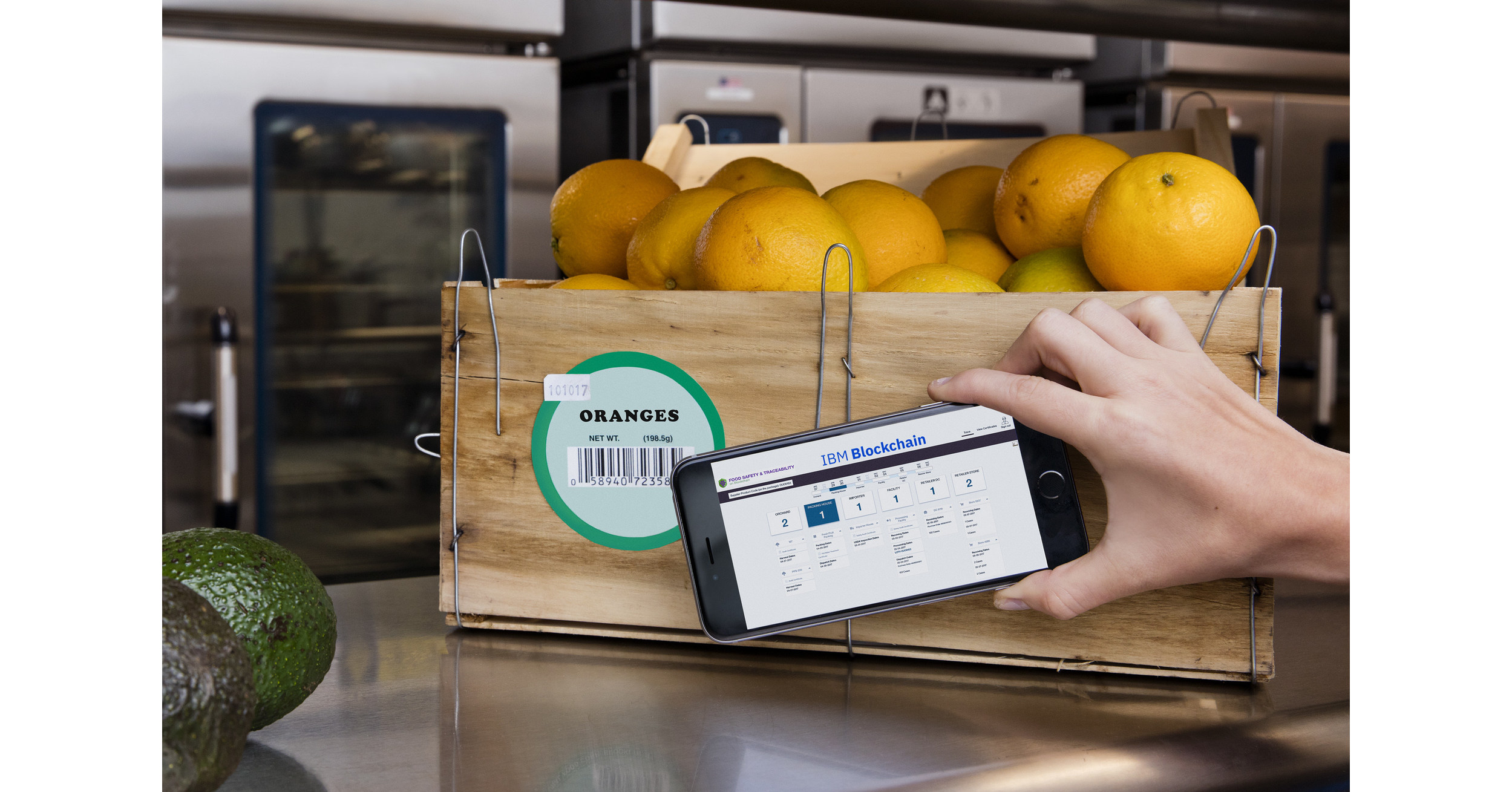 IBM Food Trust blockchain supply chain