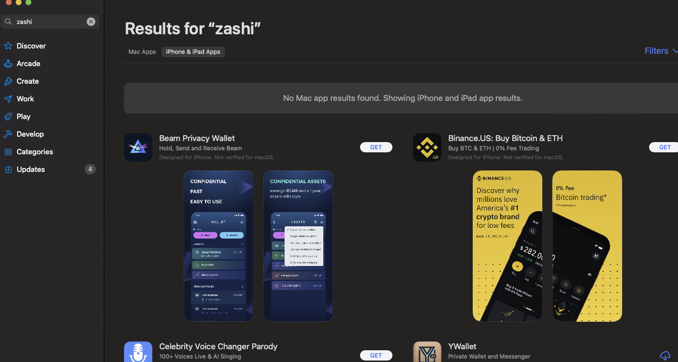 Zashi Zcash wallet interface