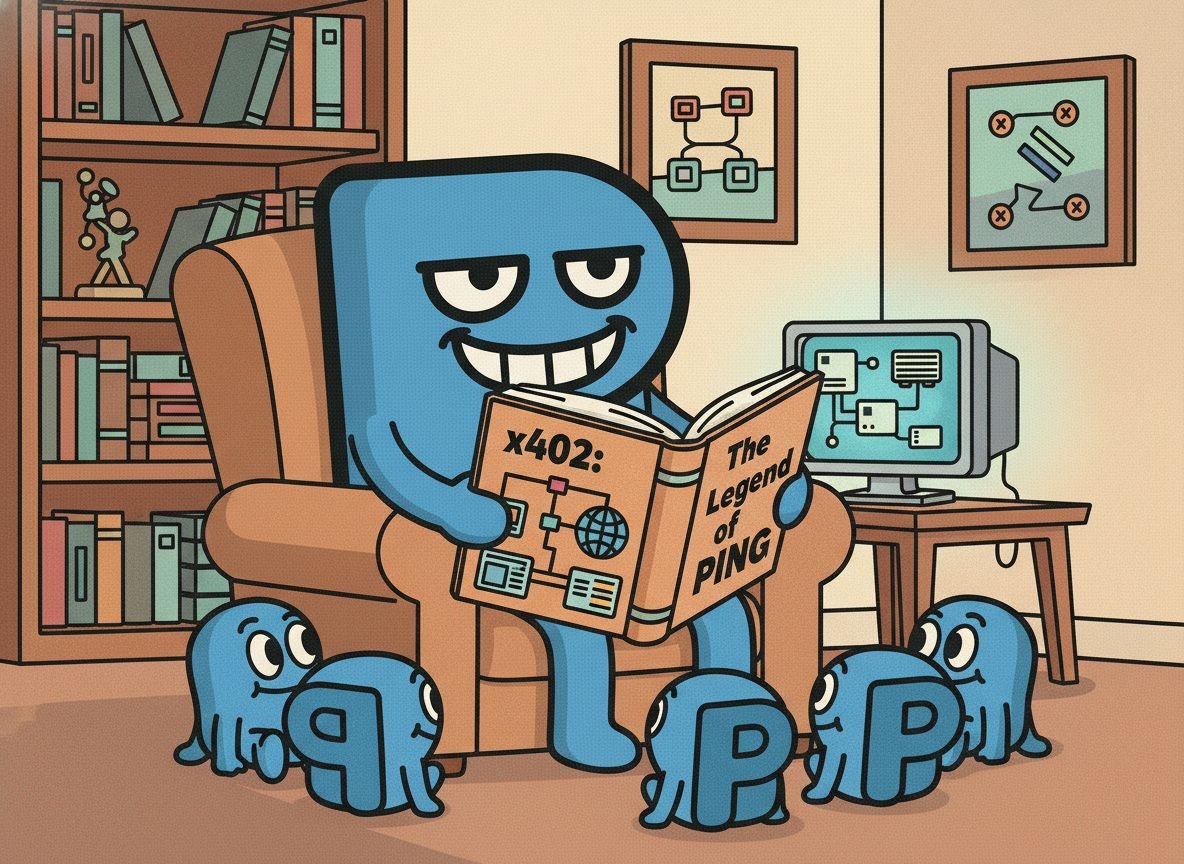 PING Base memecoin logo