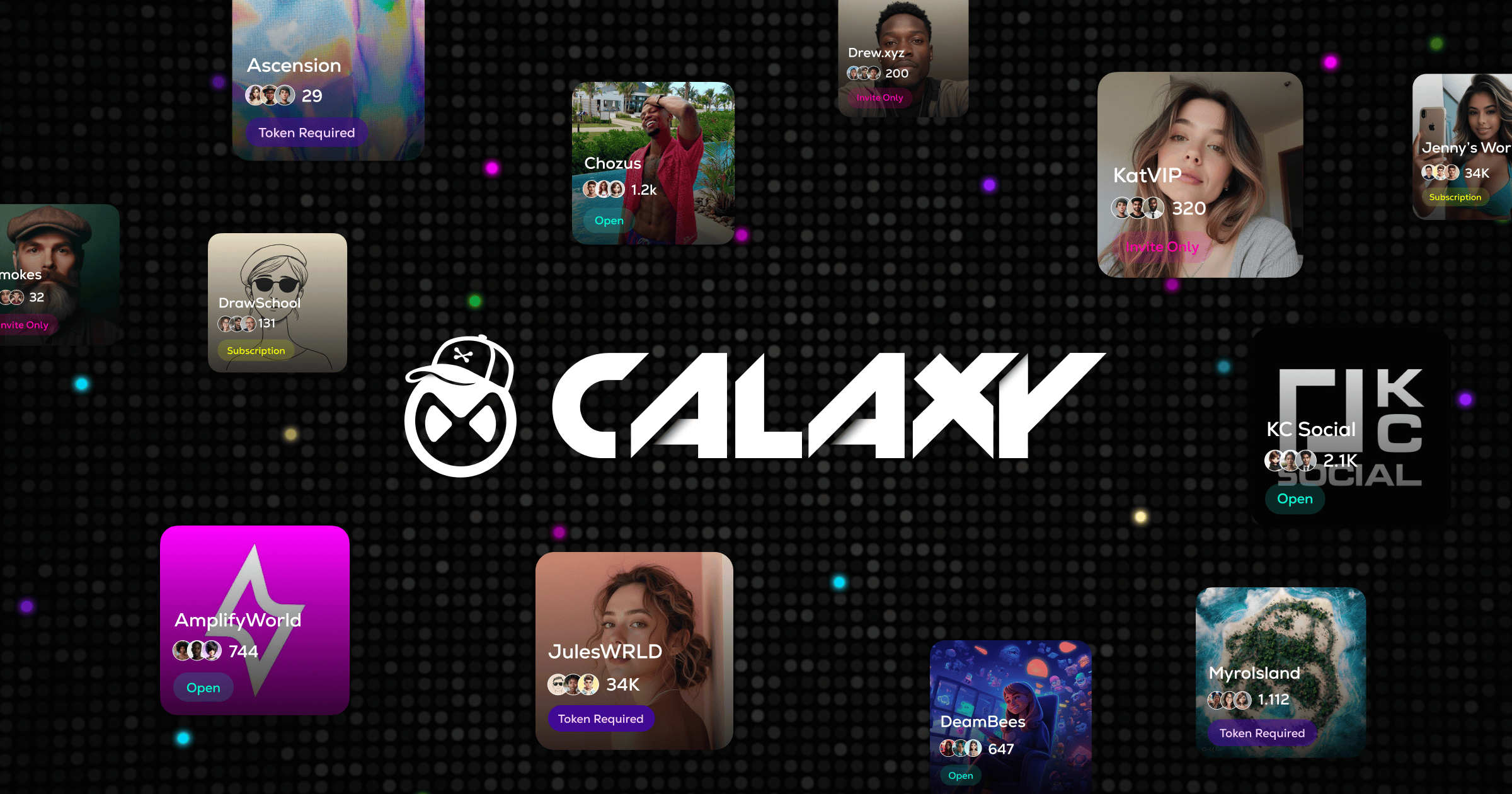 Cura Communities Farcaster mini app screenshot