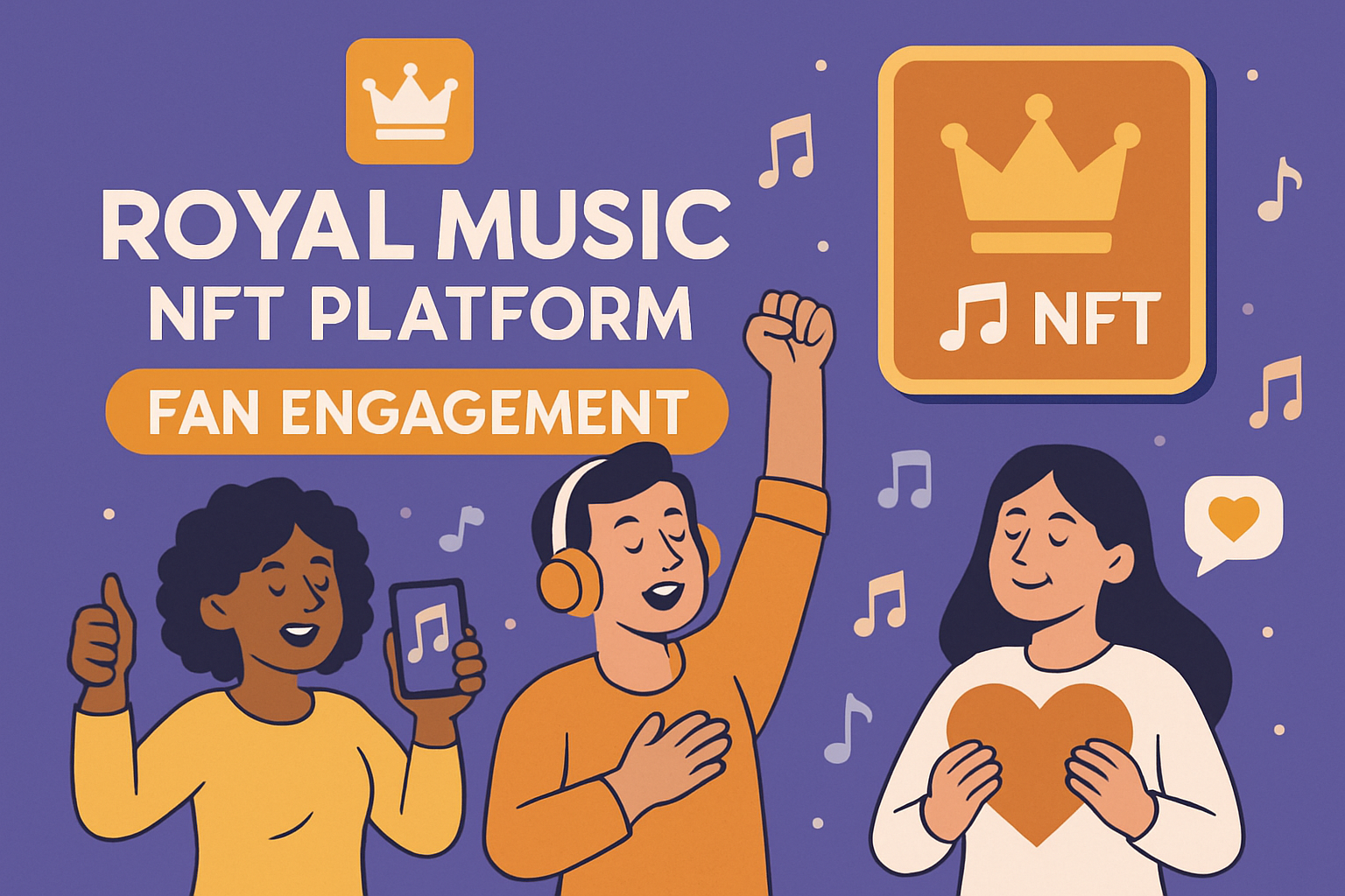 Royal music NFT platform fan engagement