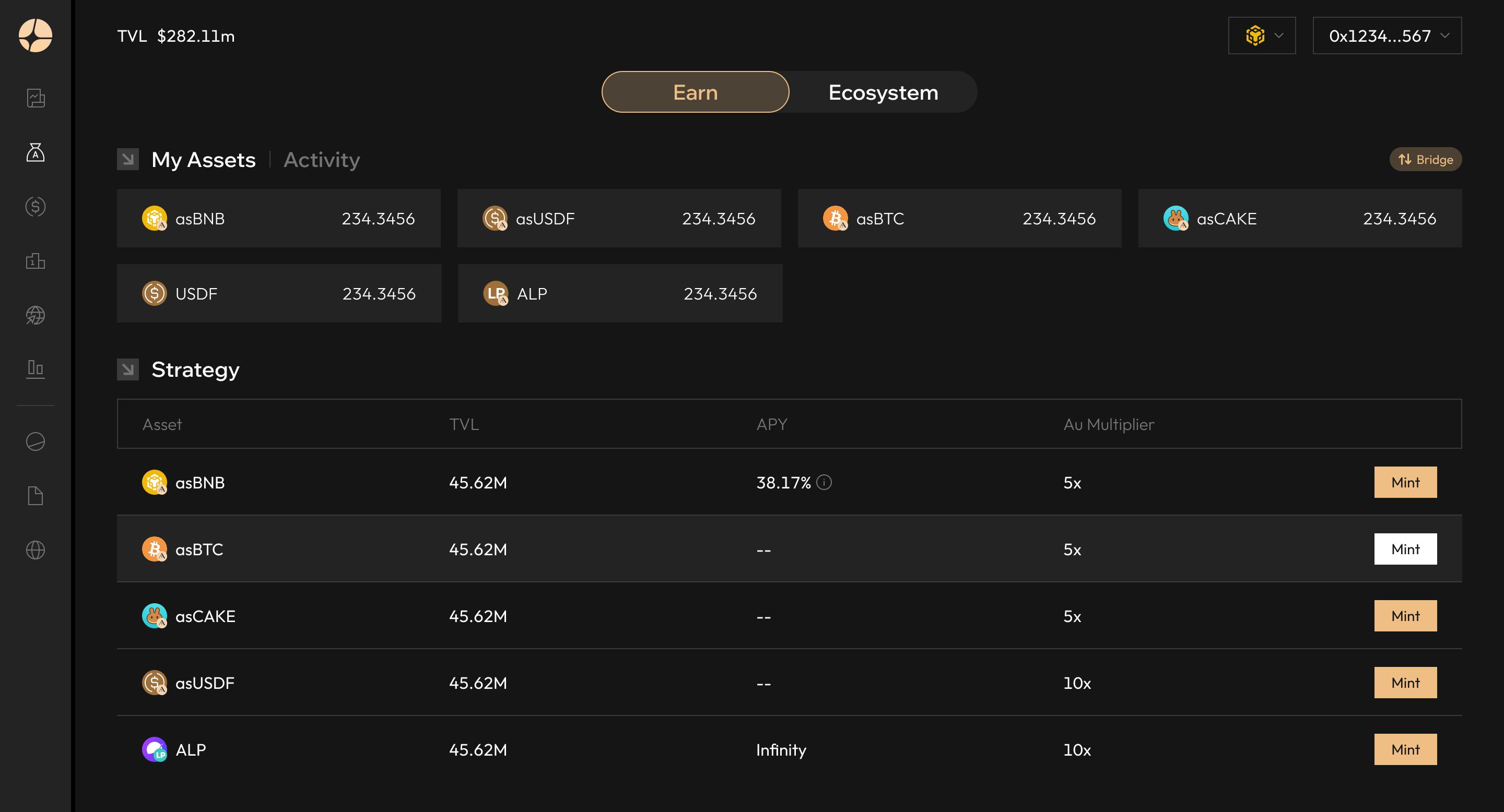 Aster DEX dashboard and multi-chain features