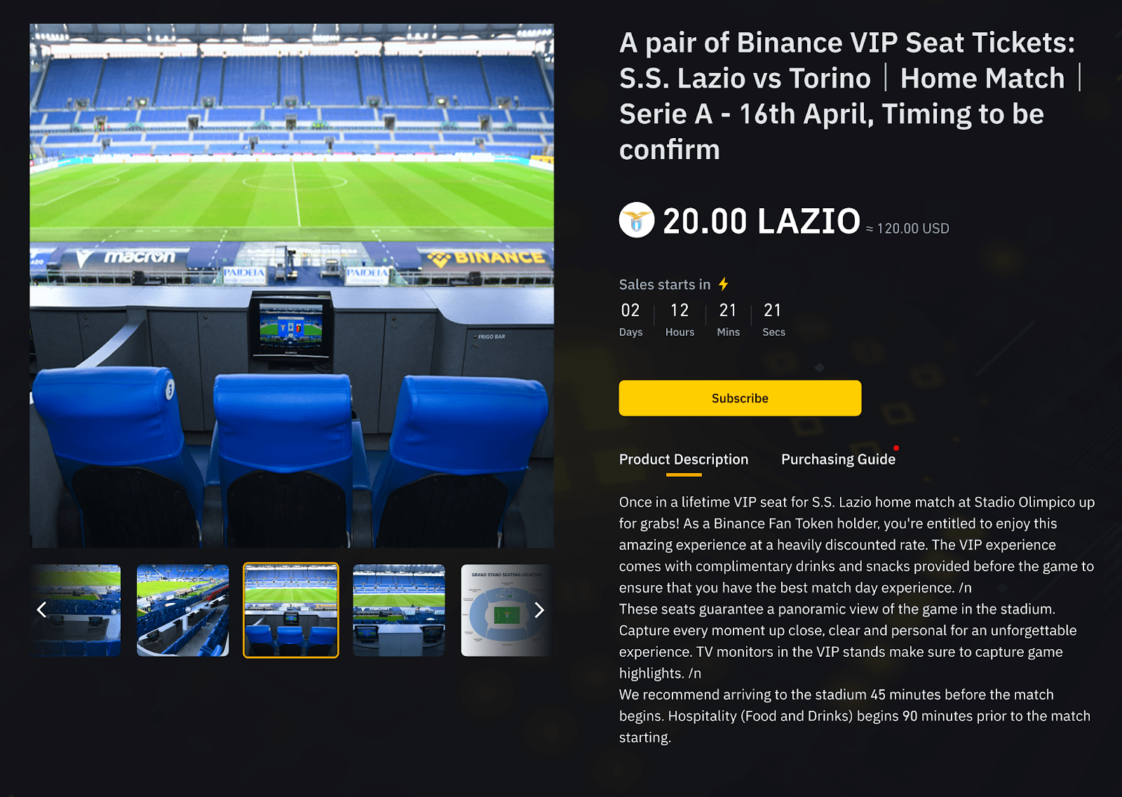 Exclusive sports merchandise for fan token holders