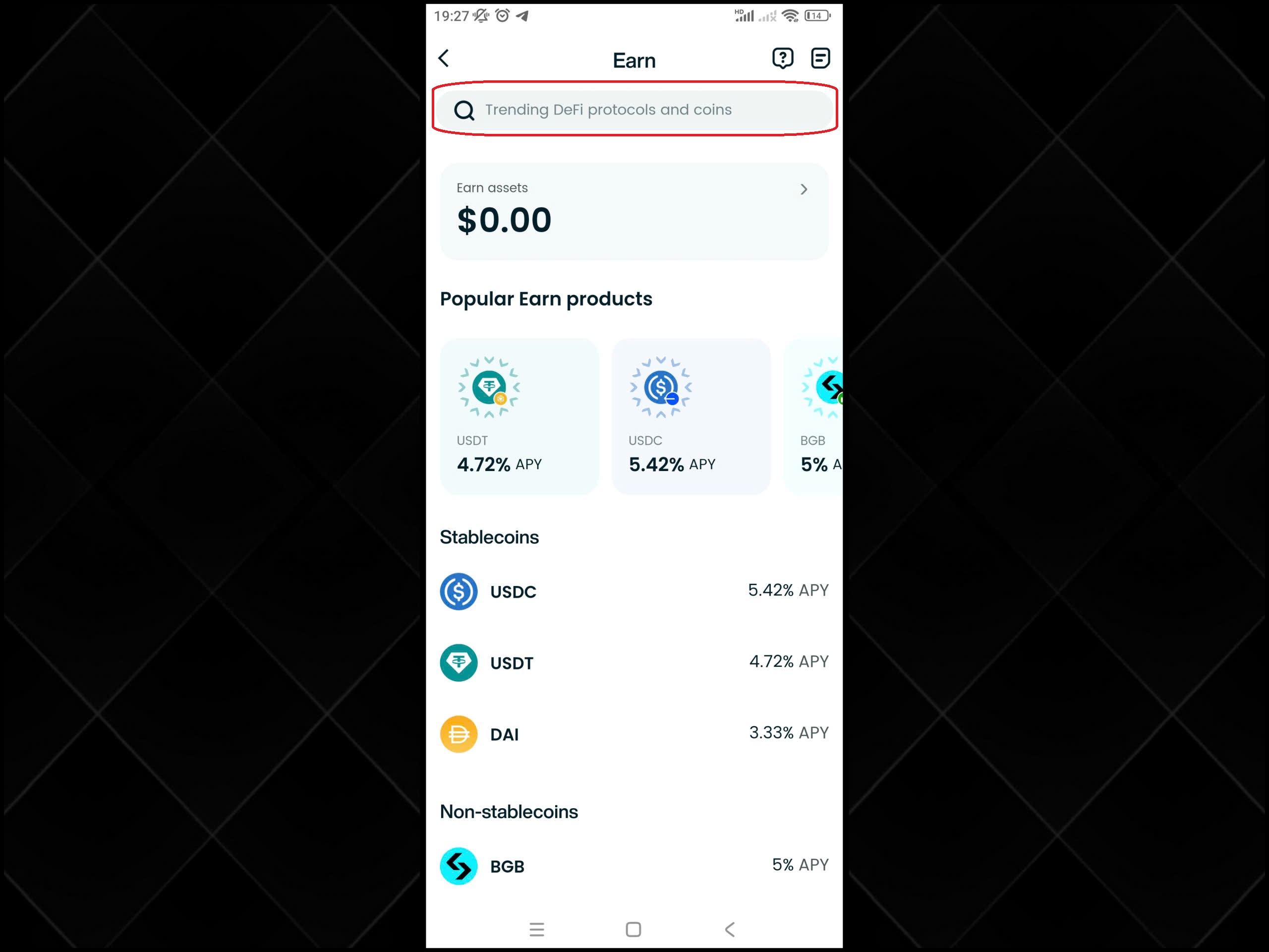 Bitget app secure crypto portfolio screenshot