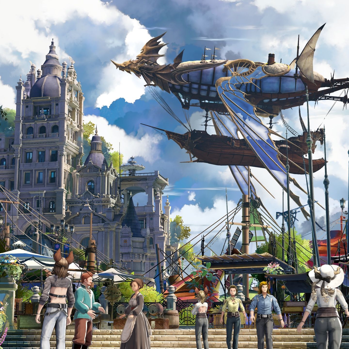 Expansive player-built cityscape concept art in a fully on-chain blockchain-powered world for Block Stranding and Monad Games