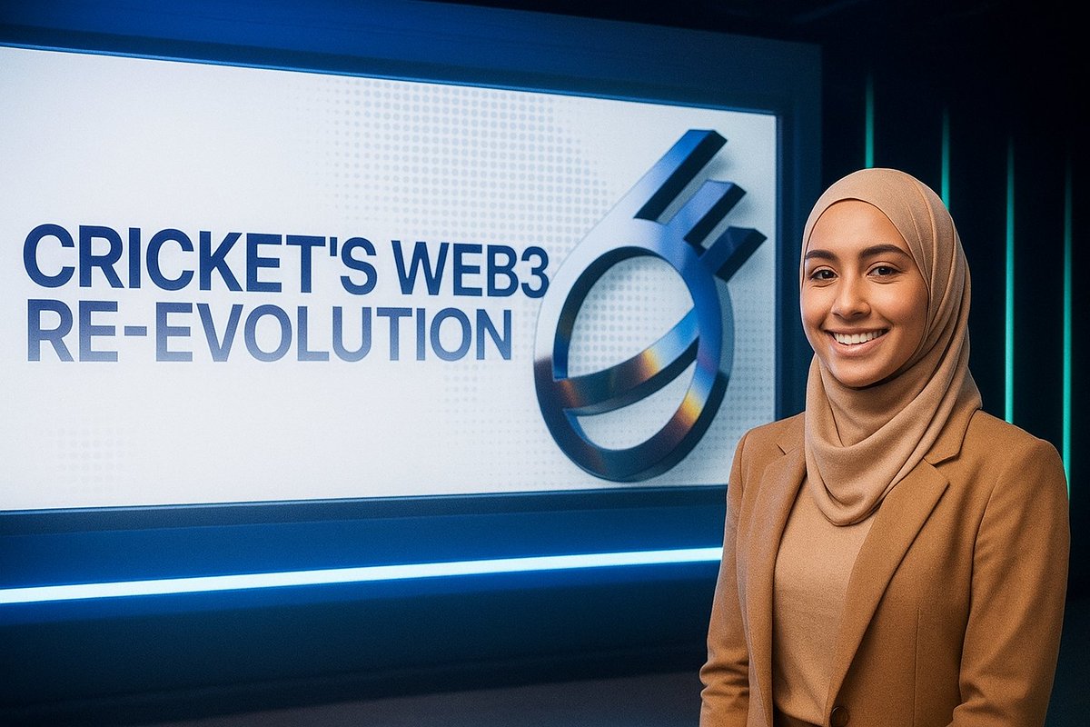 Cricket fans celebrating with digital collectibles and mobile devices, showcasing Web3 fan engagement innovations in 2025