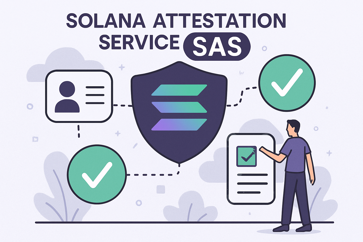 Solana Attestation Service SAS illustration