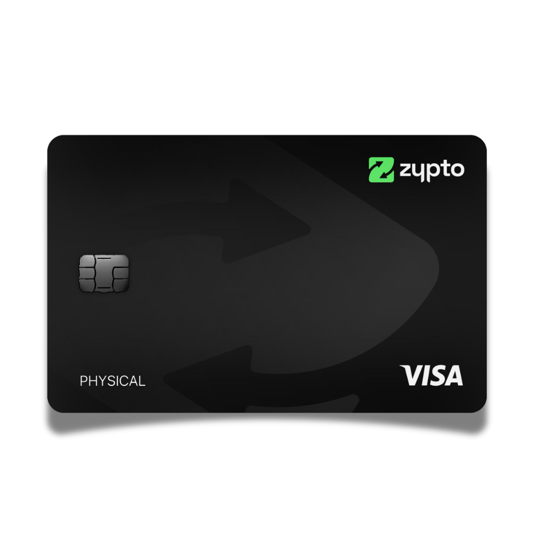 Zypto single-use crypto card