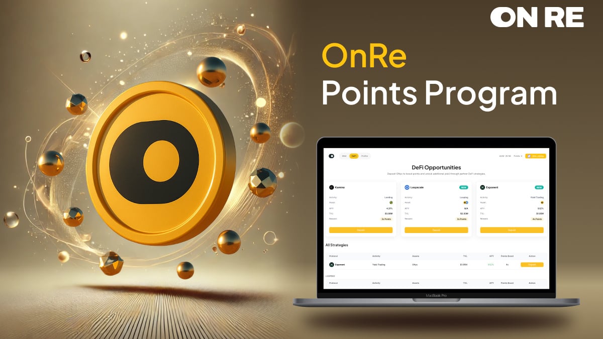 ONyc token OnRe Solana reinsurance