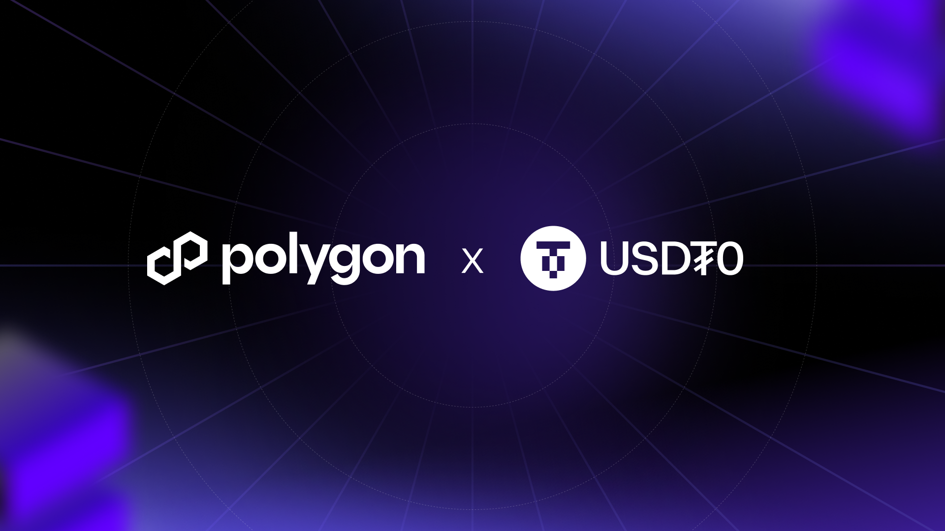 Polygon blockchain logo
