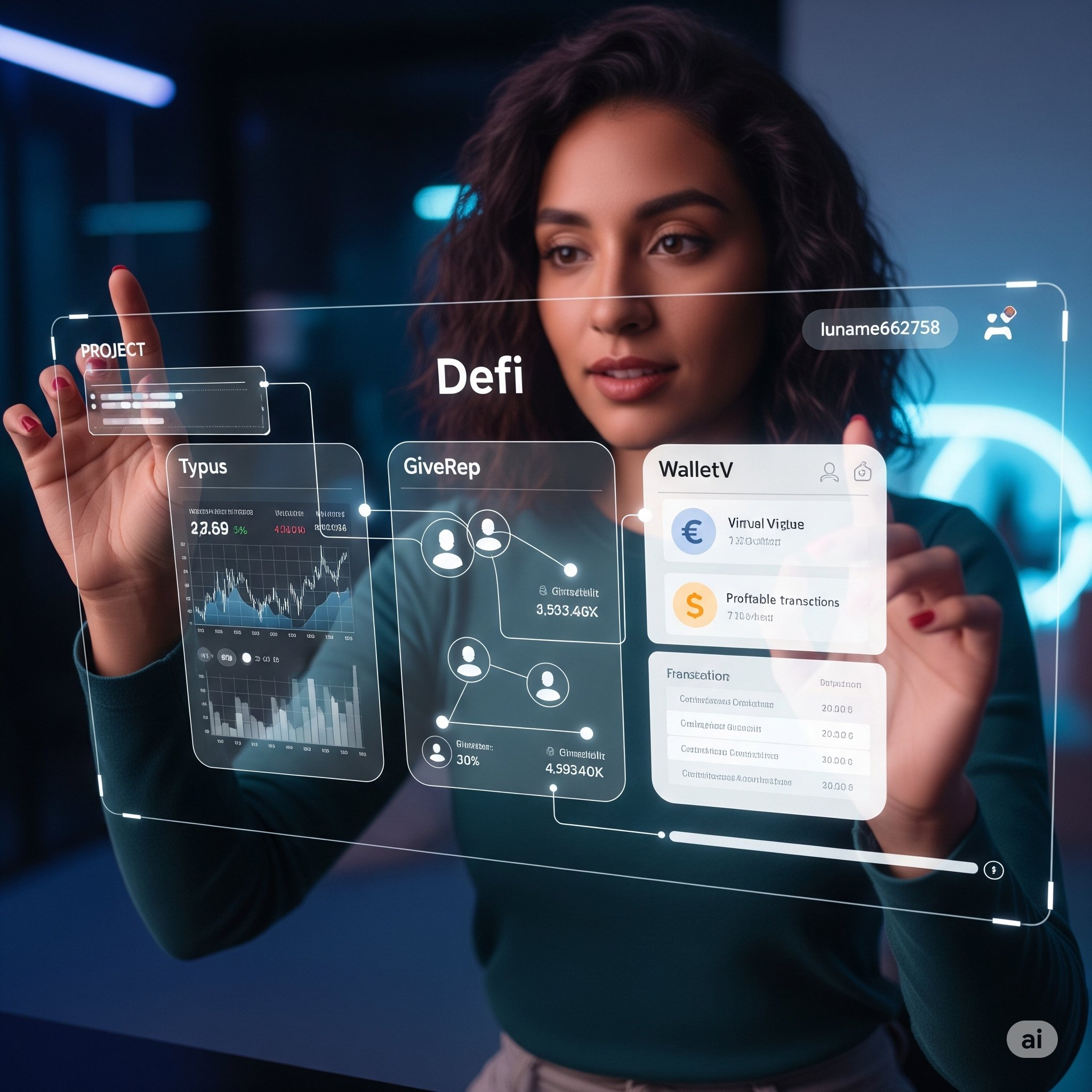 GiveRep SocialFi platform user interface