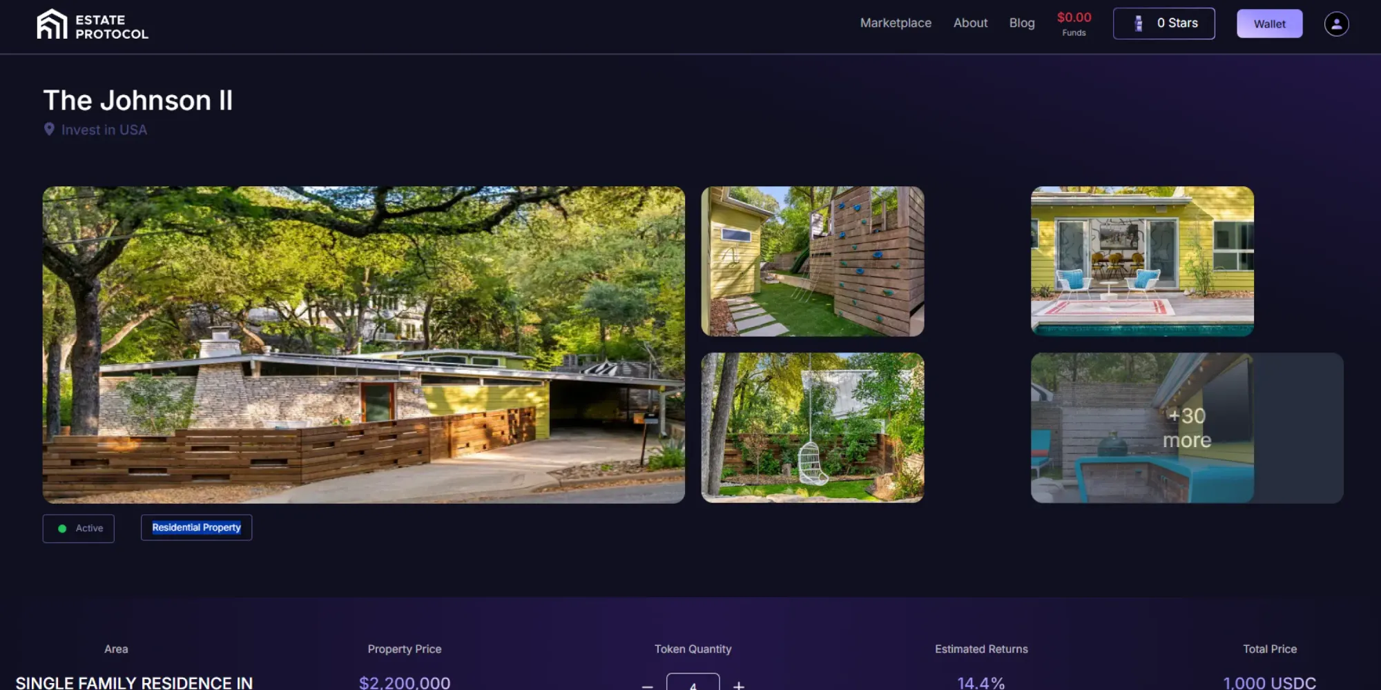 Lofty tokenized real estate instant settlement interface