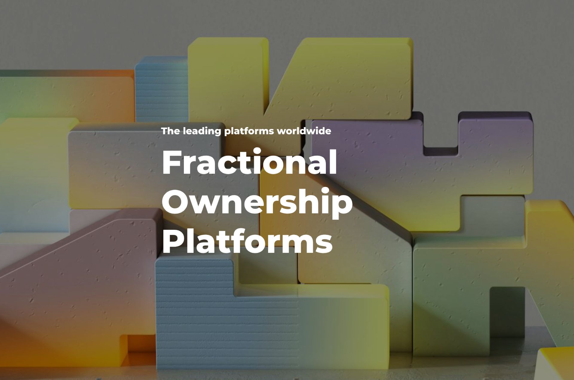 RealT fractional real estate ownership dashboard