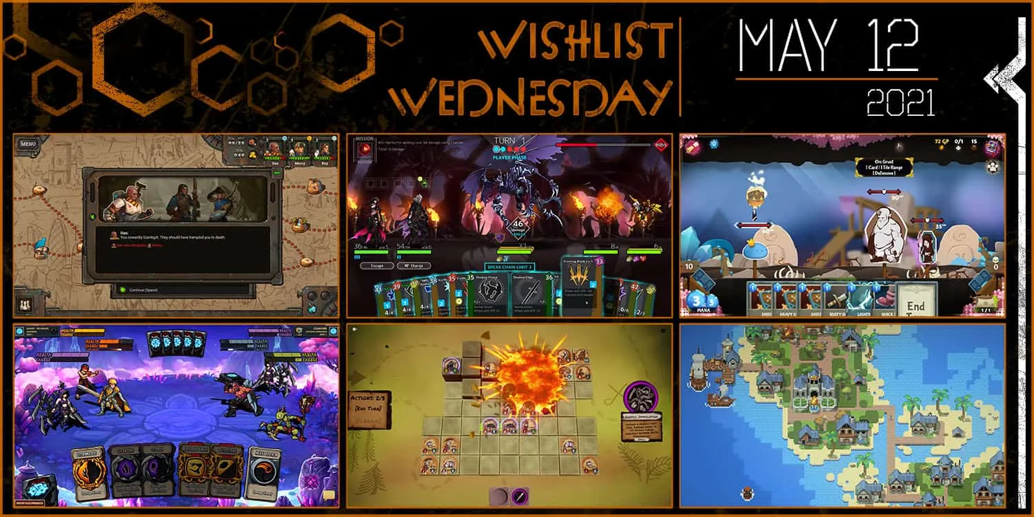 #WishlistWednesday indie game Twitter screenshots
