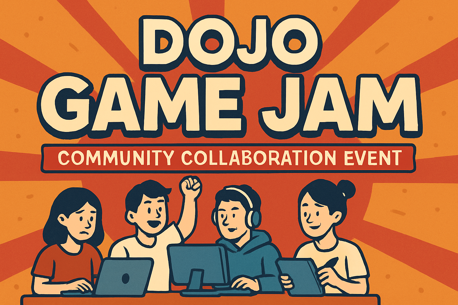 Dojo Game Jam community collaboration event