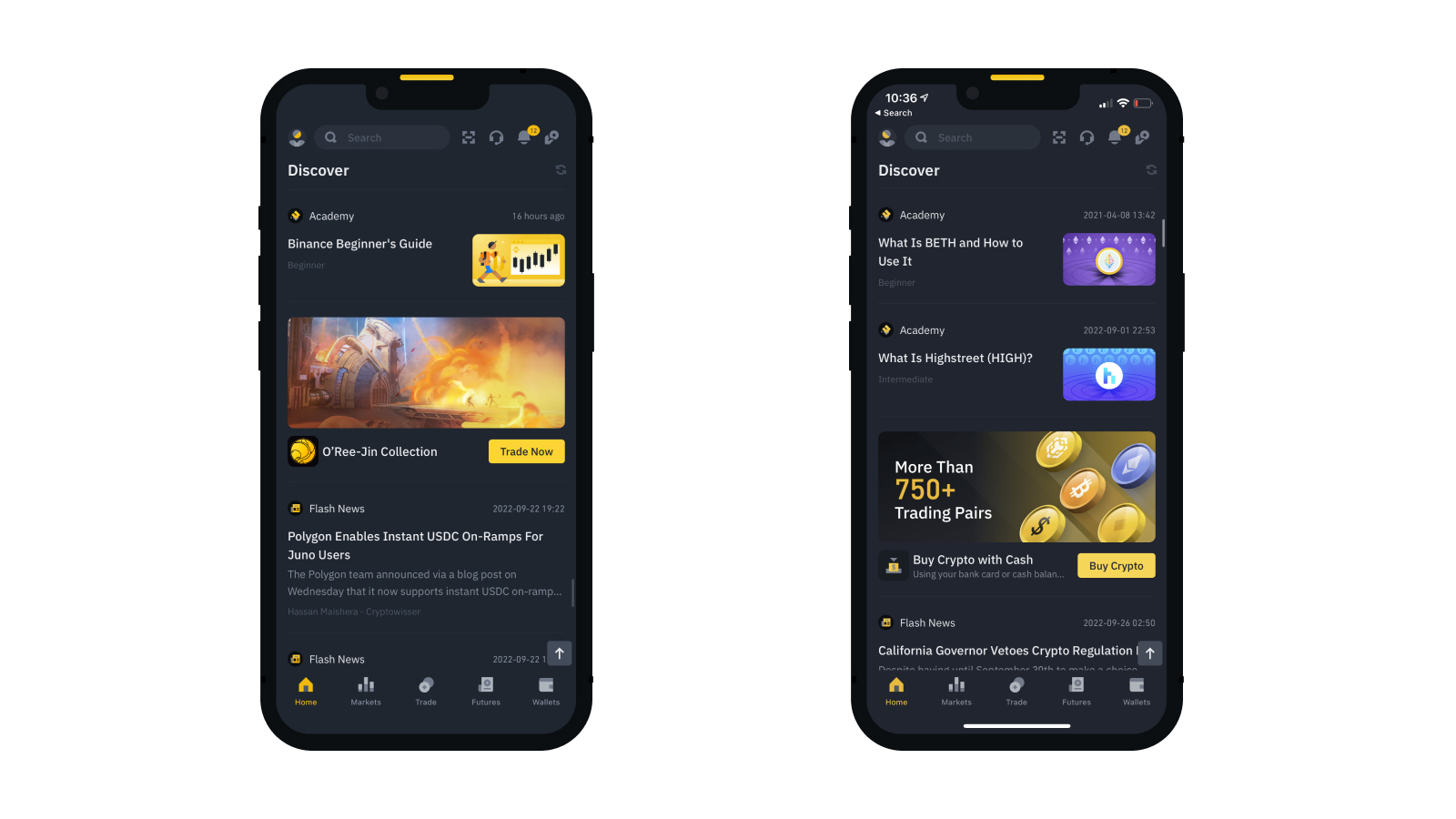 Binance Alpha Events page mobile screenshot