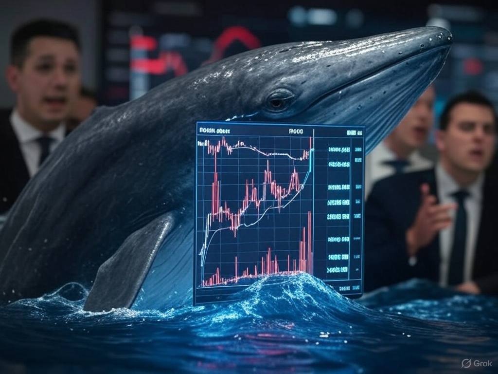 crypto whale cluster coordinated market move