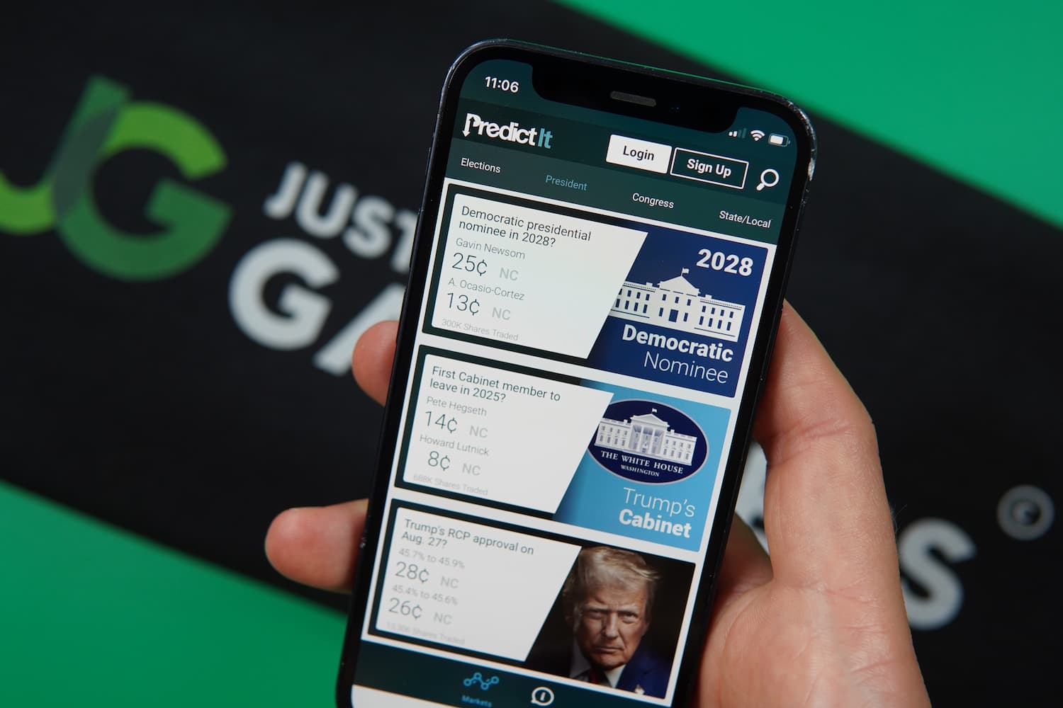 Event Markets blockchain prediction platform sports elections