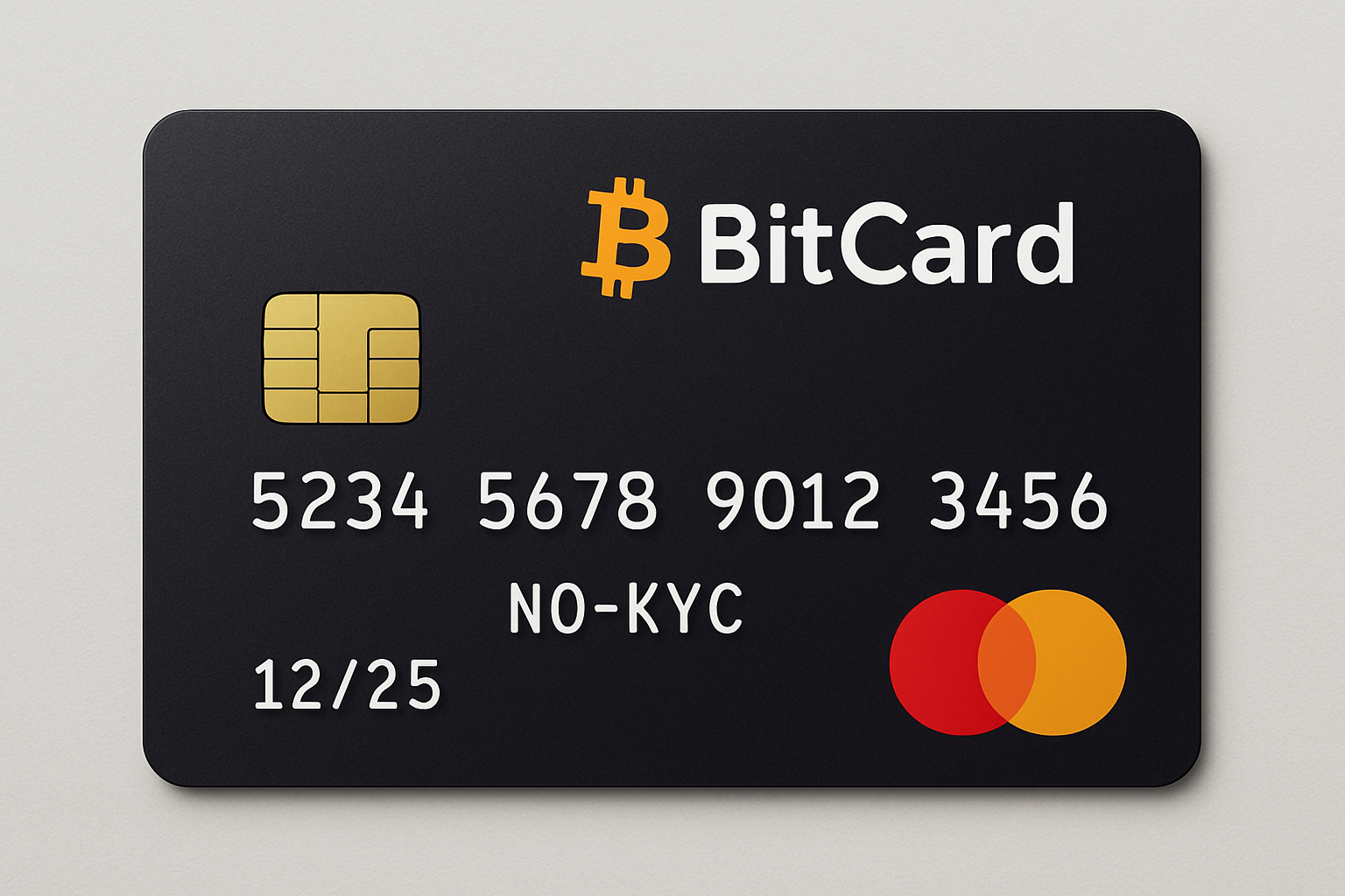 BitCard crypto card no-KYC 2025