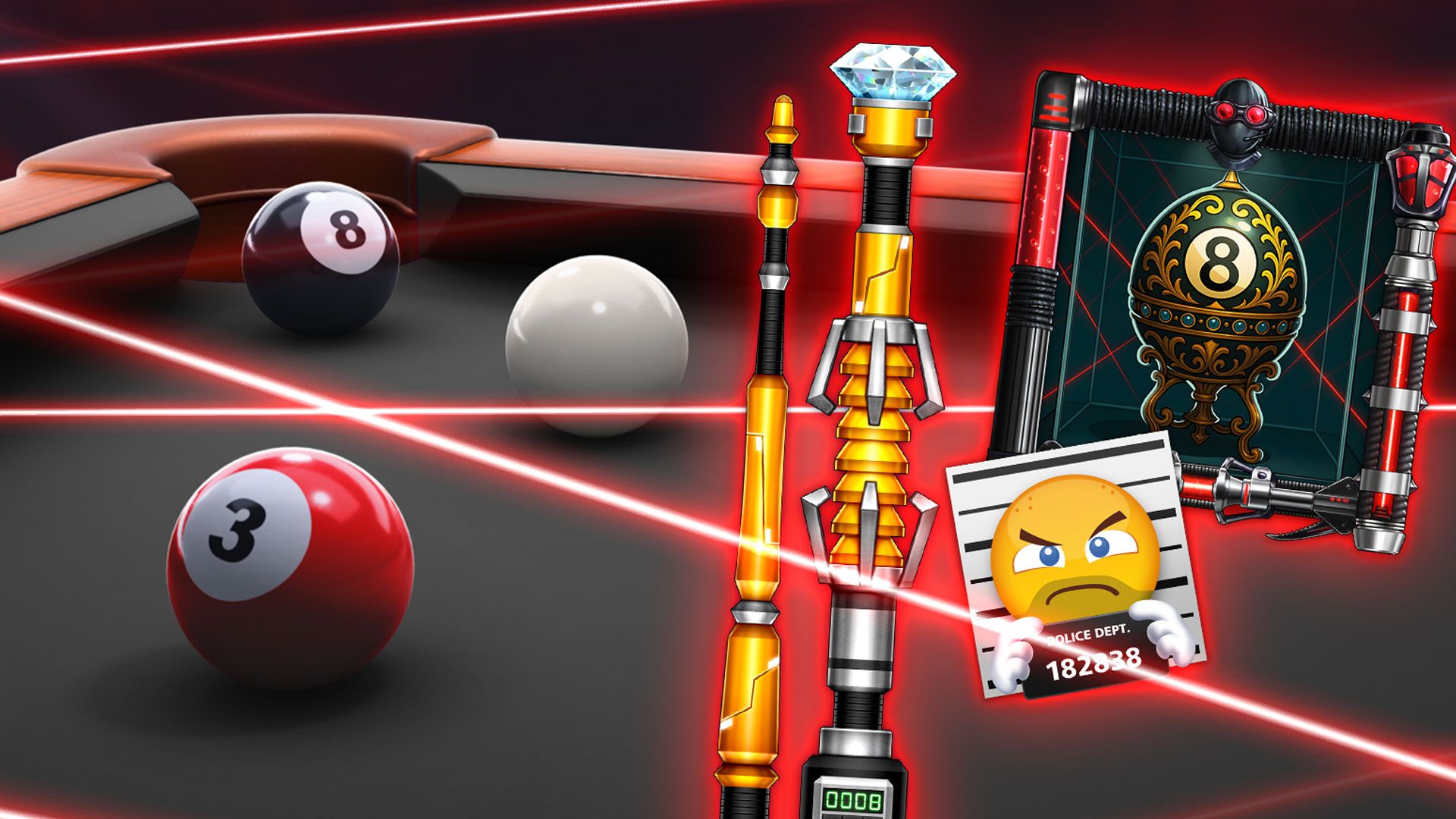 8 ball pool game preview rewards popup blockchain