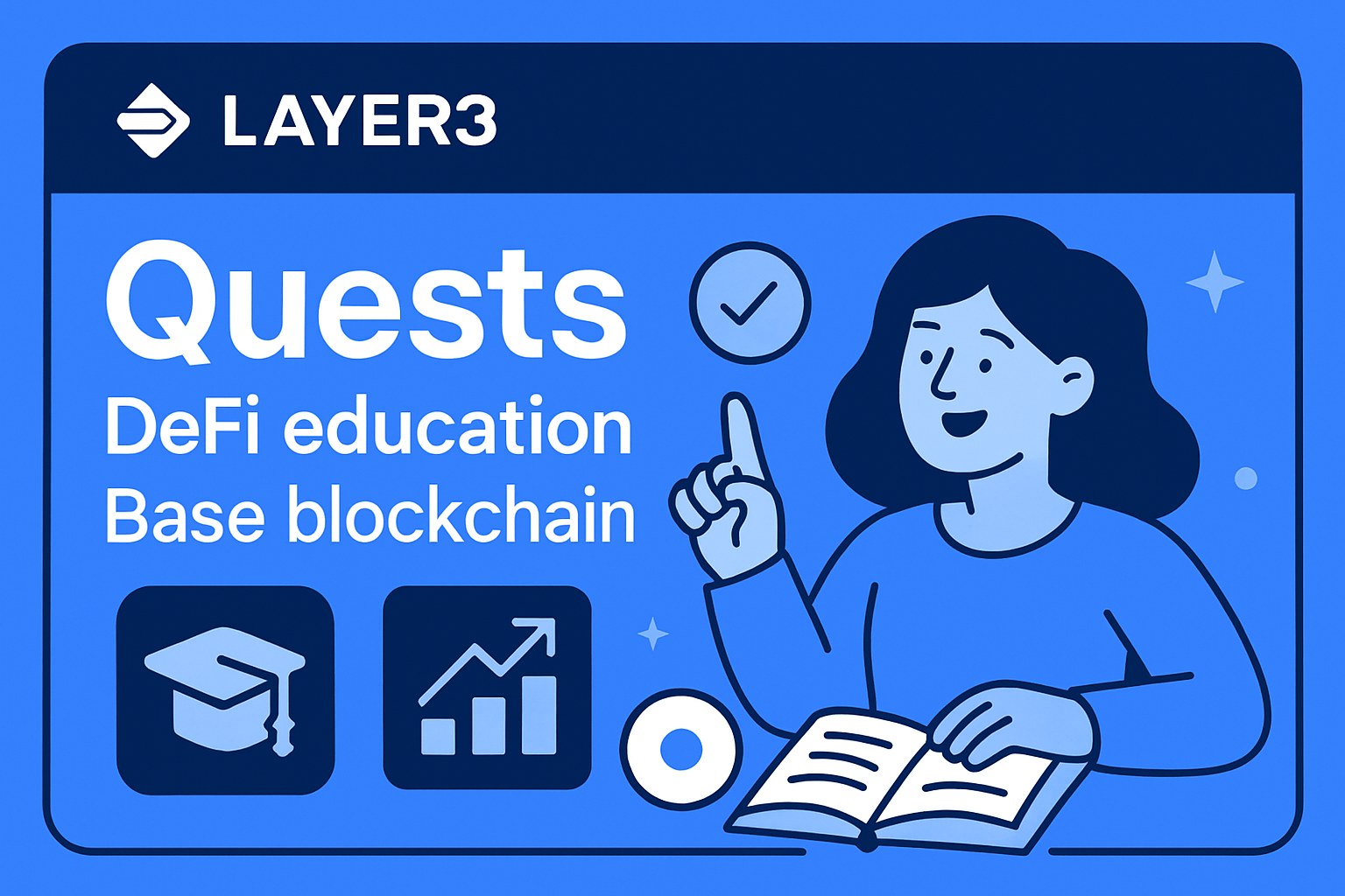 Layer3 Quests DeFi education Base blockchain