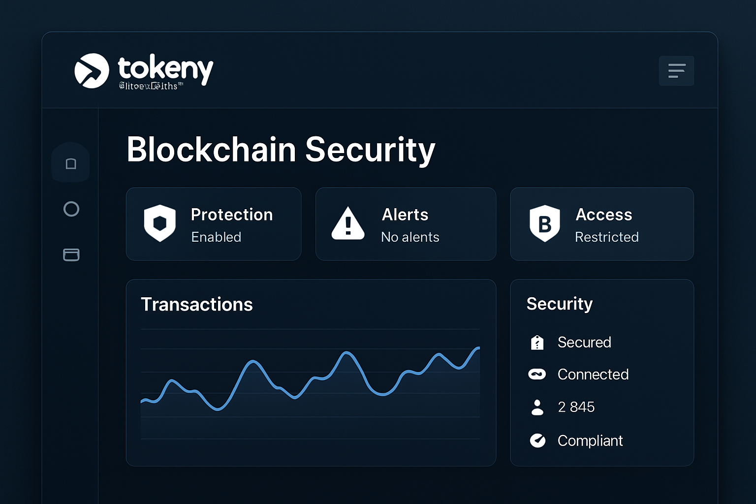 Tokeny Solutions blockchain security interface