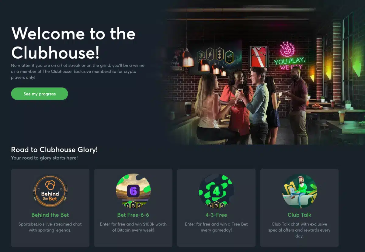 Sportsbet.io esports betting homepage screenshot