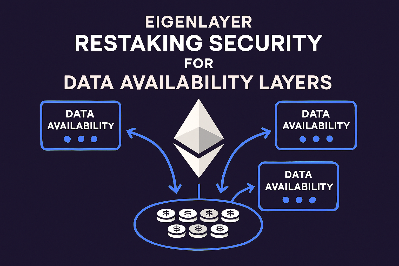 EigenLayer restaking security for data availability layers
