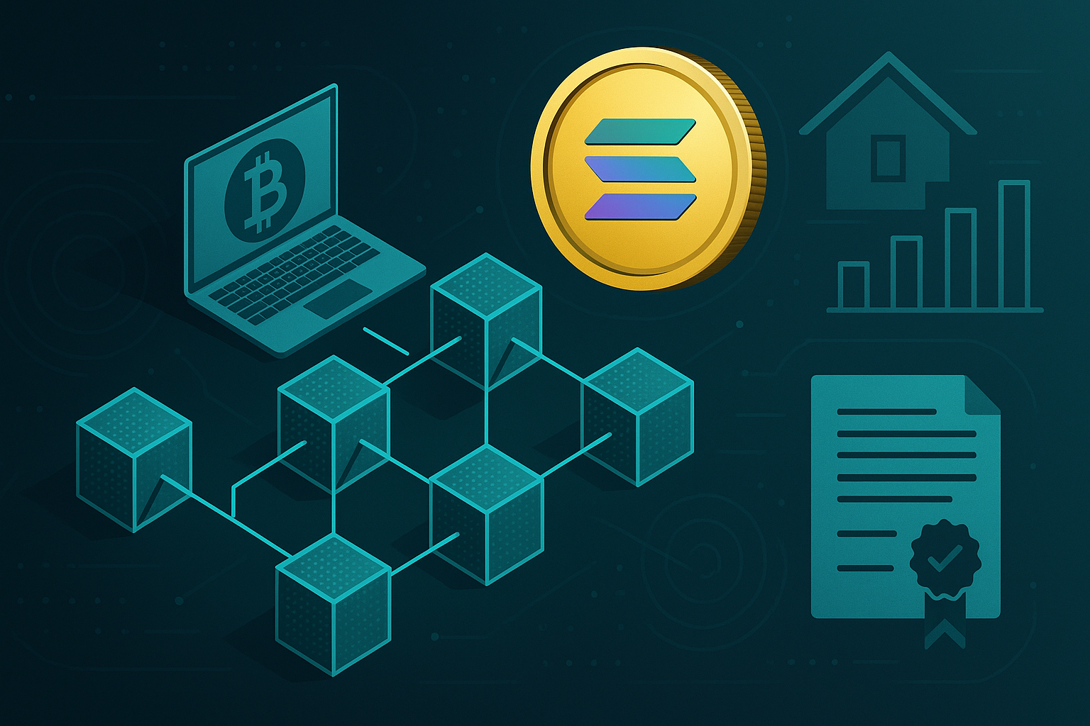 encrypted blockchain real estate transaction