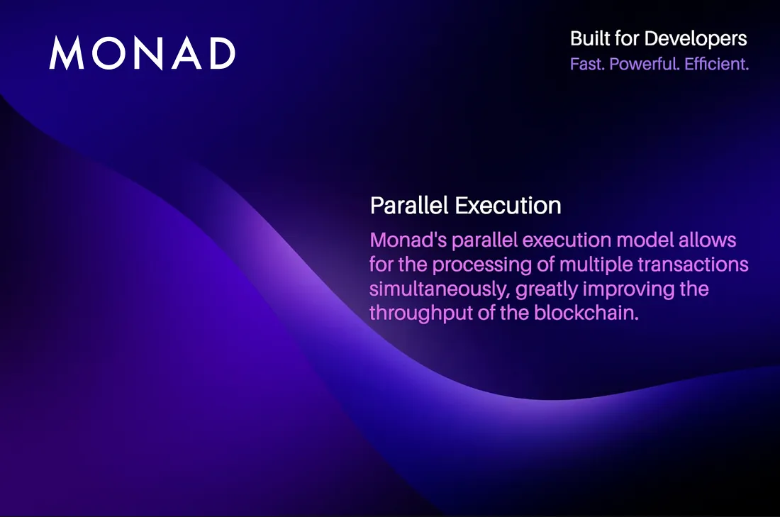 Monad blockchain fast transaction user experience