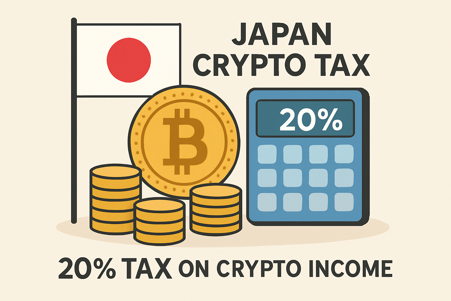 Japan crypto tax 20 percent