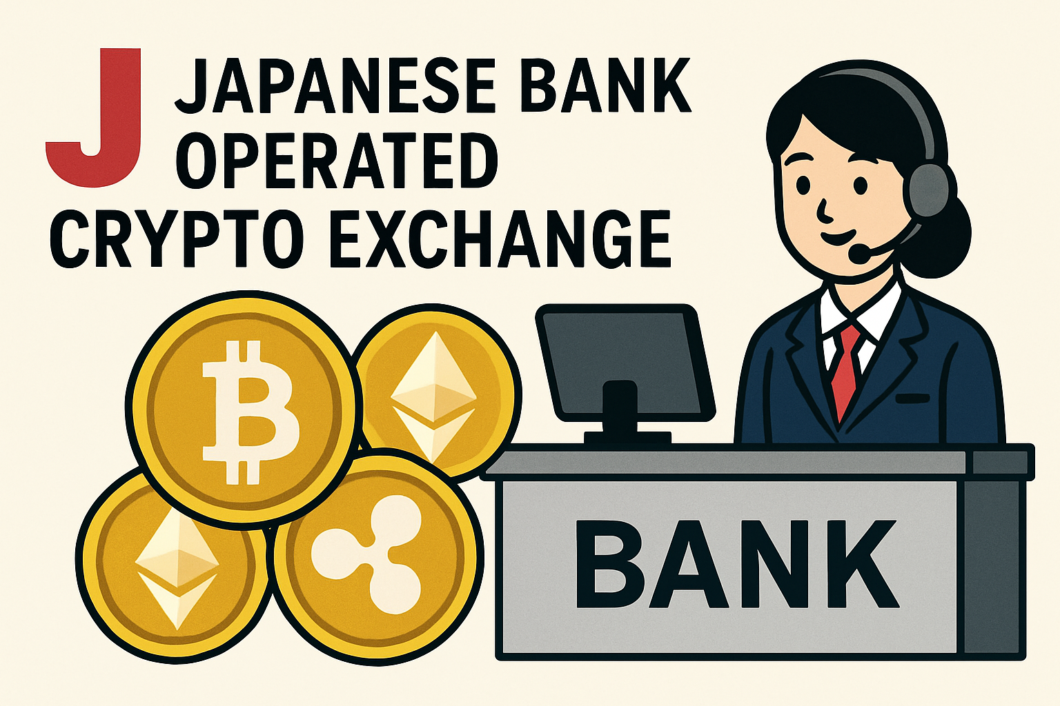 Japanese bank operated crypto exchange