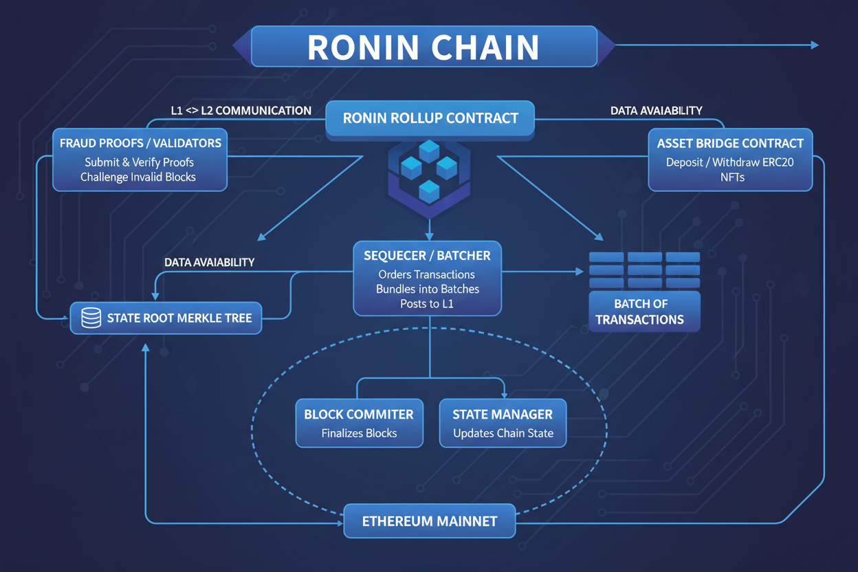 Ronin rollup contracts diagram