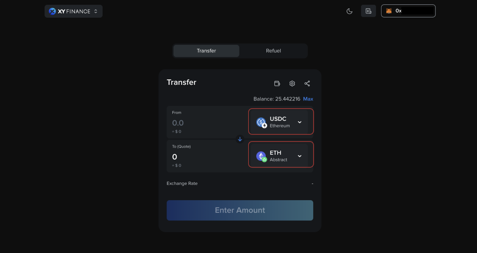 Base Bridge asset transfer transaction screenshot
